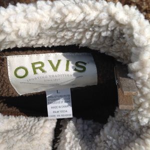 ORVIS  full zip fleece jacket.